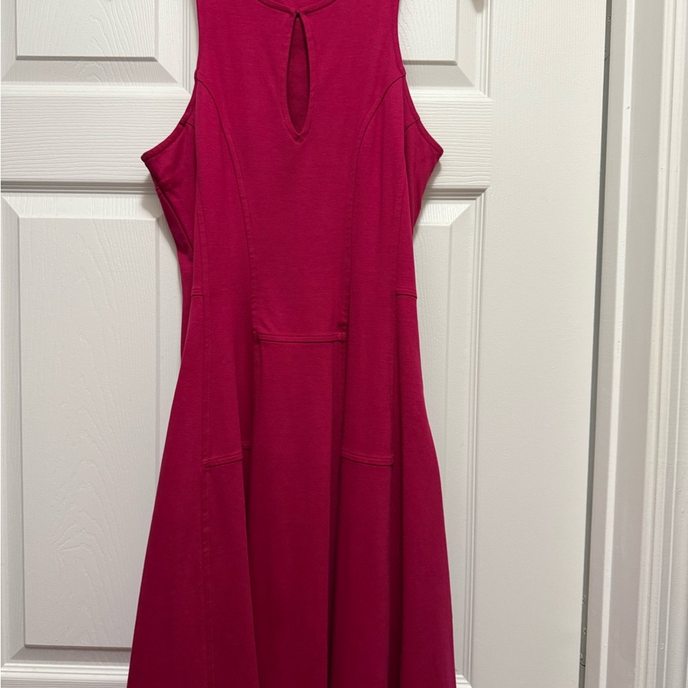 Daniel Cremieux Fuchsia Sleeveless Midi Dress